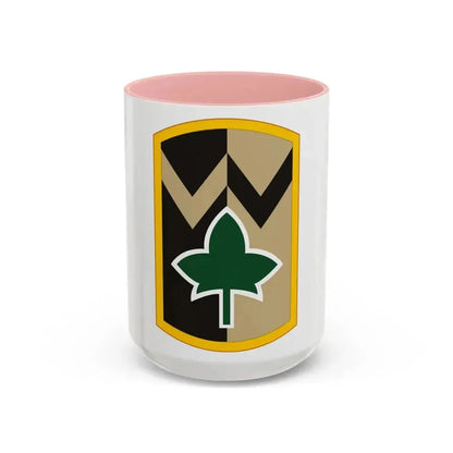 4th Sustainment Brigade (U.S. Army) Accent Coffee Mug 15oz Pink - Go Mug Yourself