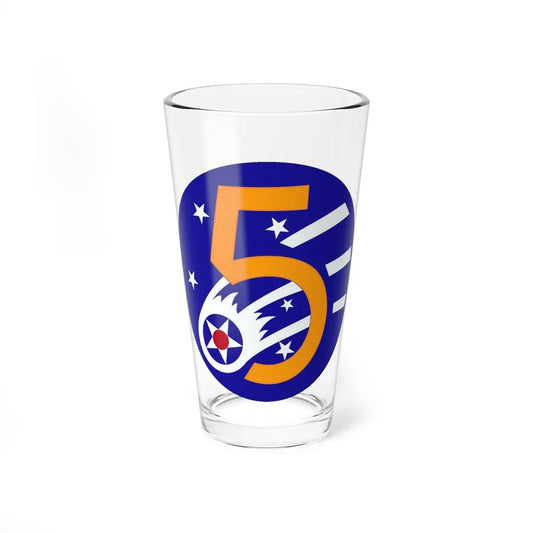 5 Air Force (U.S. Army) Pint Glass 16oz-16oz-Go Mug Yourself