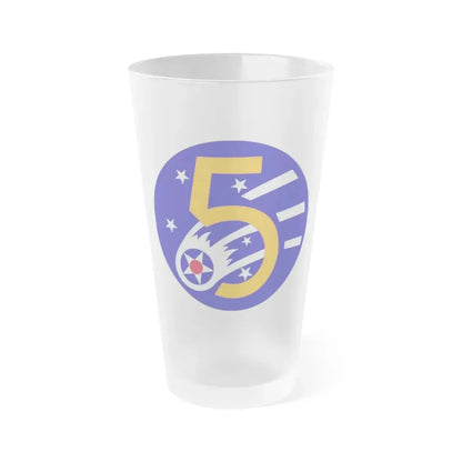 5 Air Force (U.S. Army) Frosted Pint Glass 16oz Default Title - Go Mug Yourself