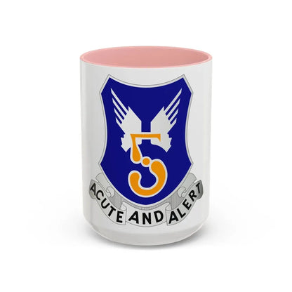 5 Aviation Regiment (U.S. Army) Accent Coffee Mug 15oz Pink - Go Mug Yourself