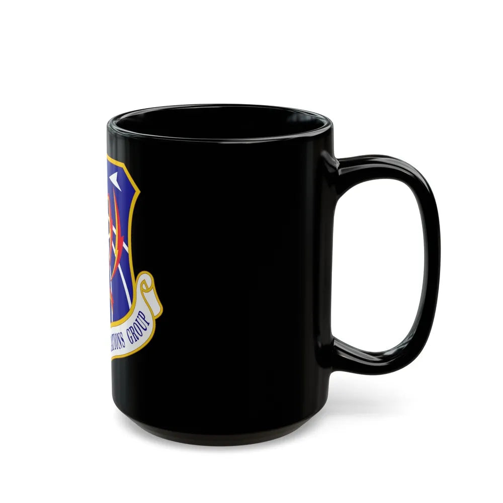 5 Combat Communications Group ACC (U.S. Air Force) Black Coffee Mug-Go Mug Yourself