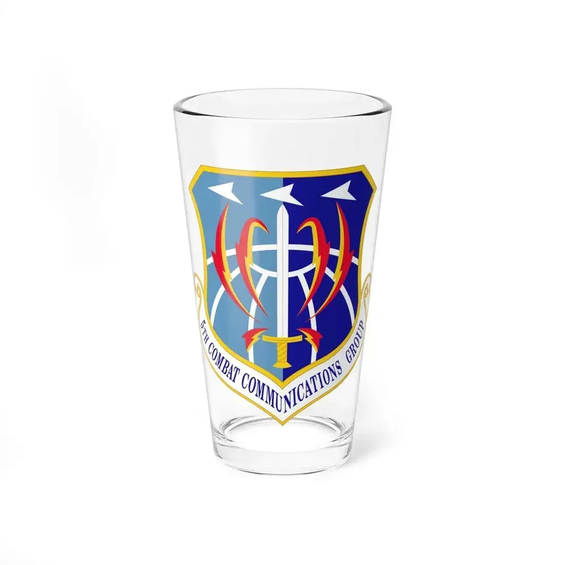 5 Combat Communications Group ACC (U.S. Air Force) Pint Glass 16oz - Go Mug Yourself