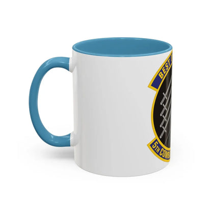 5 Combat Communications Support Squadron ACC (U.S. Air Force) Accent Coffee Mug - Go Mug Yourself