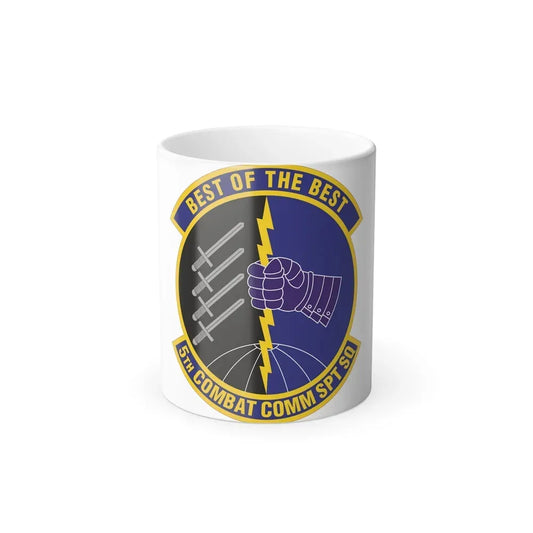 5 Combat Communications Support Squadron ACC (U.S. Air Force) Color Changing Coffee Mug 11oz - Go Mug Yourself