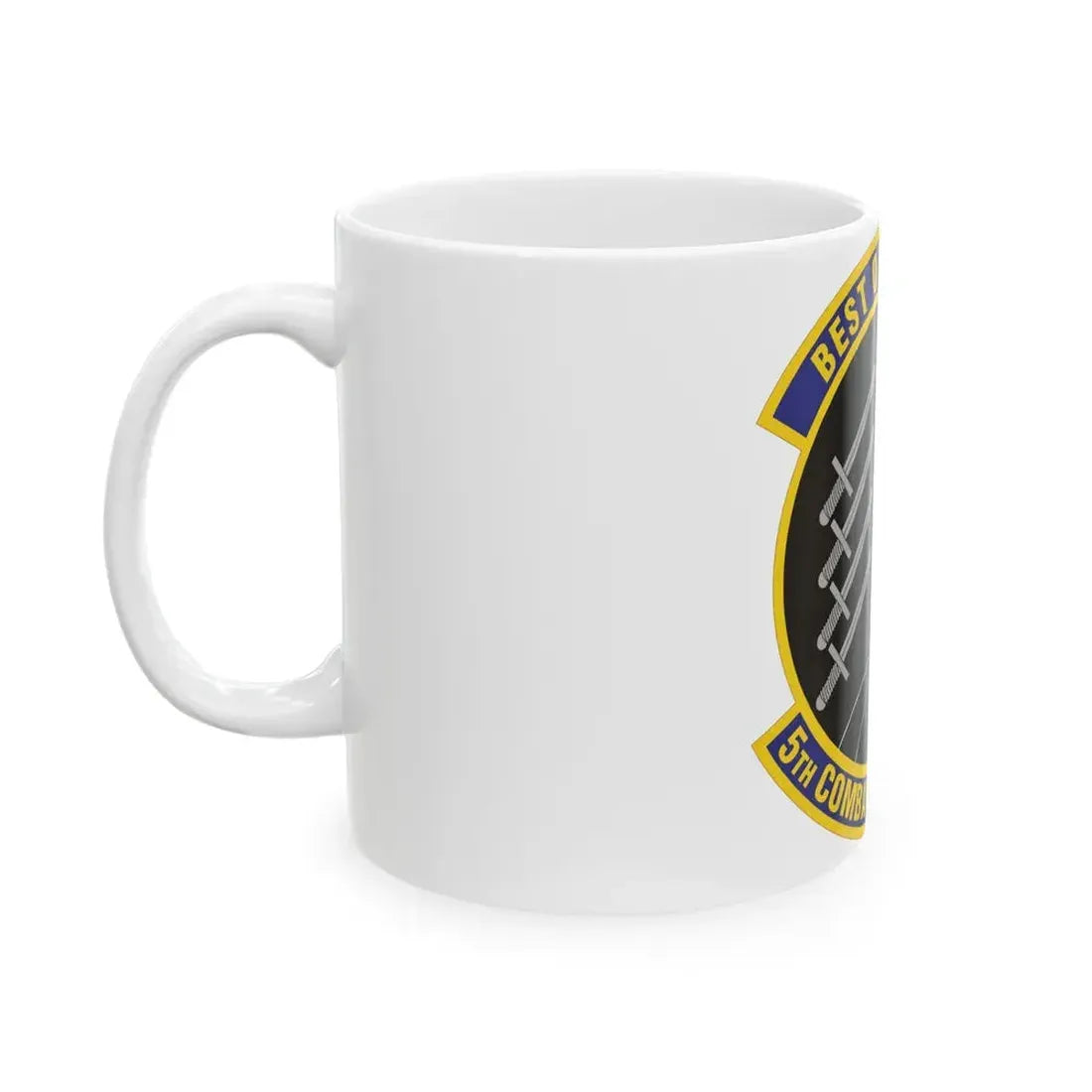 5 Combat Communications Support Squadron ACC (U.S. Air Force) White Coffee Mug - Go Mug Yourself