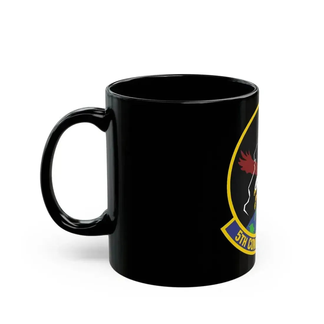 5 Comptroller Squadron AFGSC (U.S. Air Force) Black Coffee Mug - Go Mug Yourself