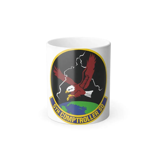 5 Comptroller Squadron AFGSC (U.S. Air Force) Color Changing Coffee Mug 11oz - Go Mug Yourself