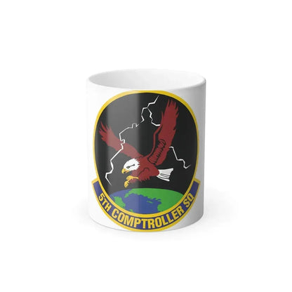 5 Comptroller Squadron AFGSC (U.S. Air Force) Color Changing Coffee Mug 11oz - Go Mug Yourself