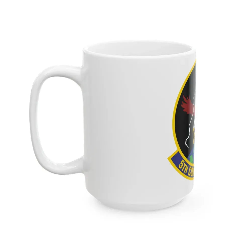 5 Comptroller Squadron AFGSC (U.S. Air Force) White Coffee Mug - Go Mug Yourself