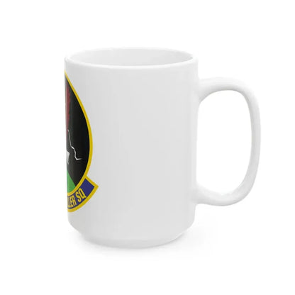 5 Comptroller Squadron AFGSC (U.S. Air Force) White Coffee Mug - Go Mug Yourself