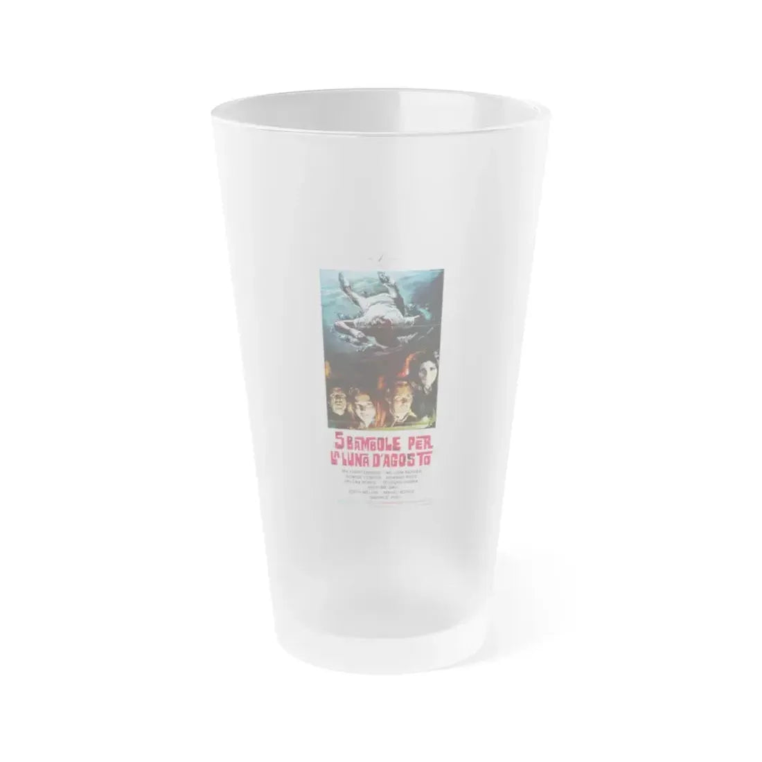 5 DOLLS FOR AN AUGUST MOON (2) 1970 Movie Poster - Frosted Pint Glass 16oz Default Title - Go Mug Yourself