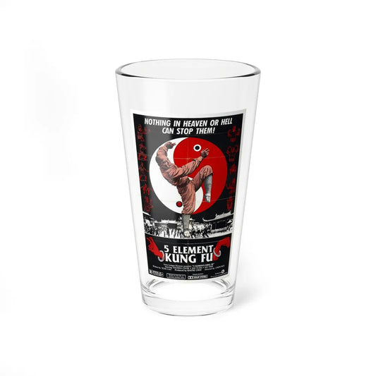 5 ELEMENT KUNG FU 1978 Movie Poster - Pint Glass 16oz-16oz-Go Mug Yourself