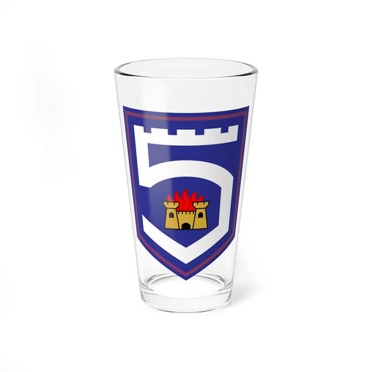5 Infantry Battalion (Ireland) (Coat of Arms) Pint Glass 16oz 16oz - Go Mug Yourself