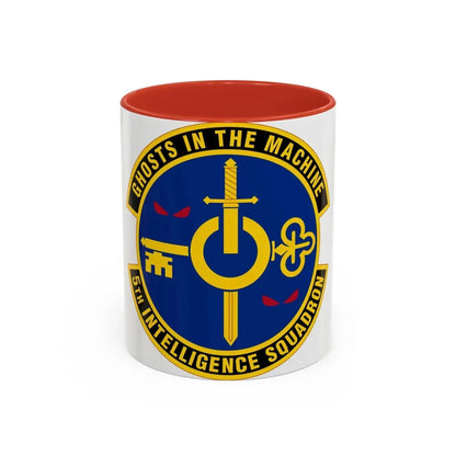 5 Intelligence Squadron ACC (U.S. Air Force) Accent Coffee Mug 11oz Red - Go Mug Yourself