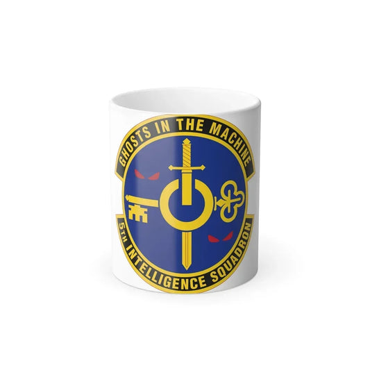 5 Intelligence Squadron ACC (U.S. Air Force) Color Changing Coffee Mug 11oz - Go Mug Yourself