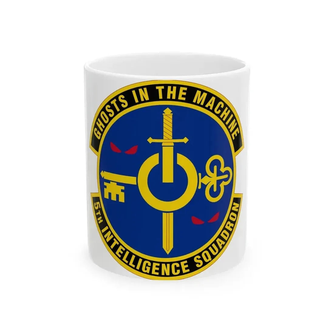 5 Intelligence Squadron ACC (U.S. Air Force) White Coffee Mug 11oz - Go Mug Yourself