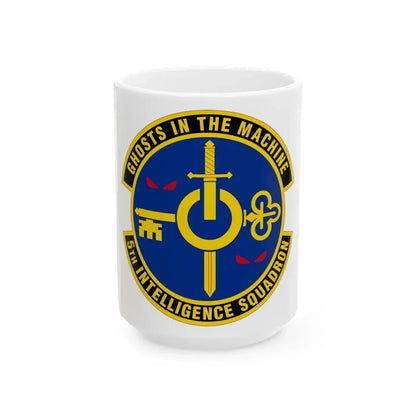 5 Intelligence Squadron ACC (U.S. Air Force) White Coffee Mug 15oz - Go Mug Yourself