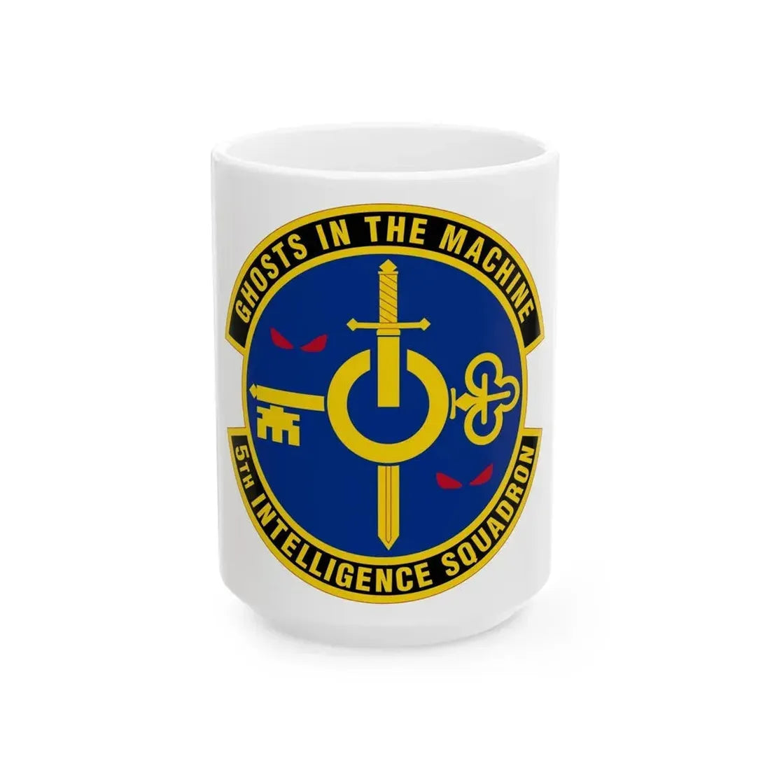5 Intelligence Squadron ACC (U.S. Air Force) White Coffee Mug 15oz - Go Mug Yourself