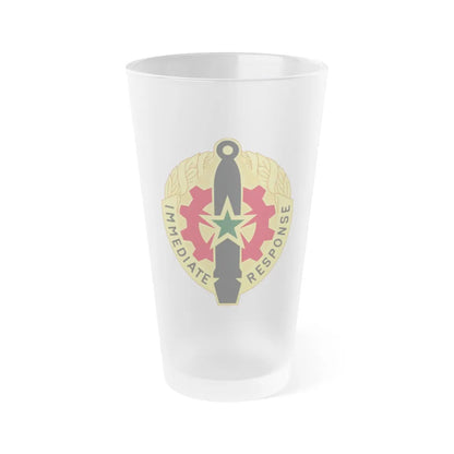 5 Maintenance Battalion (U.S. Army) Frosted Pint Glass 16oz-Go Mug Yourself