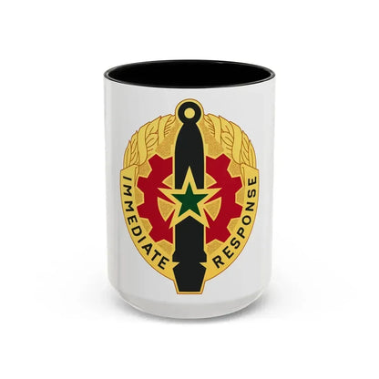 5 Maintenance Battalion (U.S. Army) Accent Coffee Mug 15oz Black - Go Mug Yourself