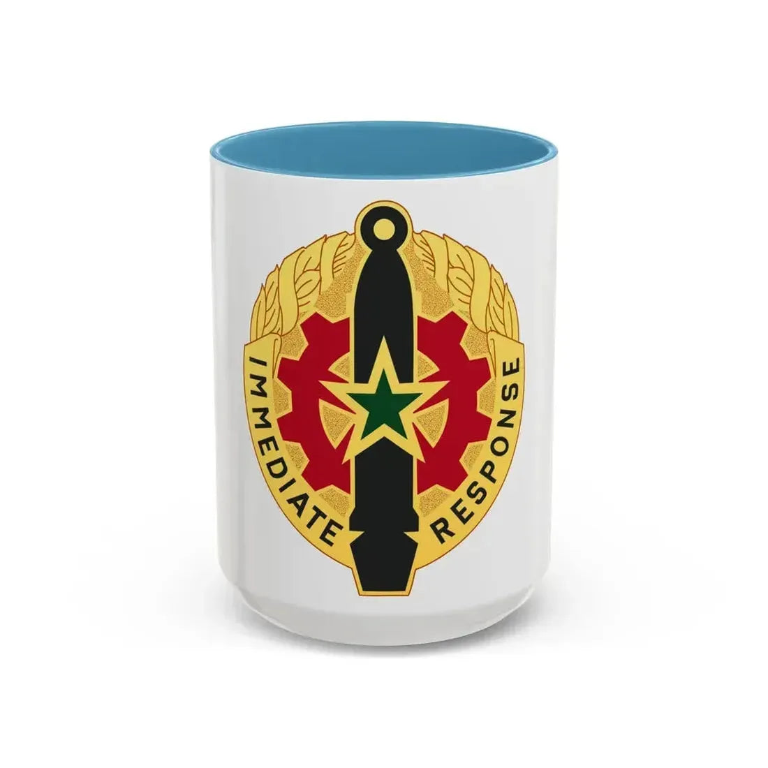 5 Maintenance Battalion (U.S. Army) Accent Coffee Mug 15oz Light Blue - Go Mug Yourself