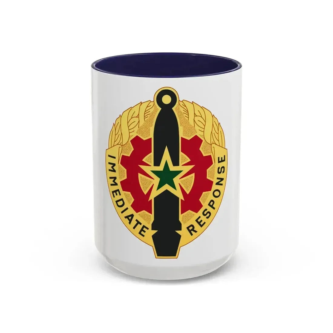 5 Maintenance Battalion (U.S. Army) Accent Coffee Mug 15oz Navy - Go Mug Yourself