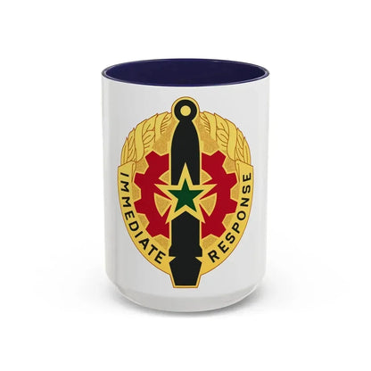 5 Maintenance Battalion (U.S. Army) Accent Coffee Mug 15oz Navy - Go Mug Yourself