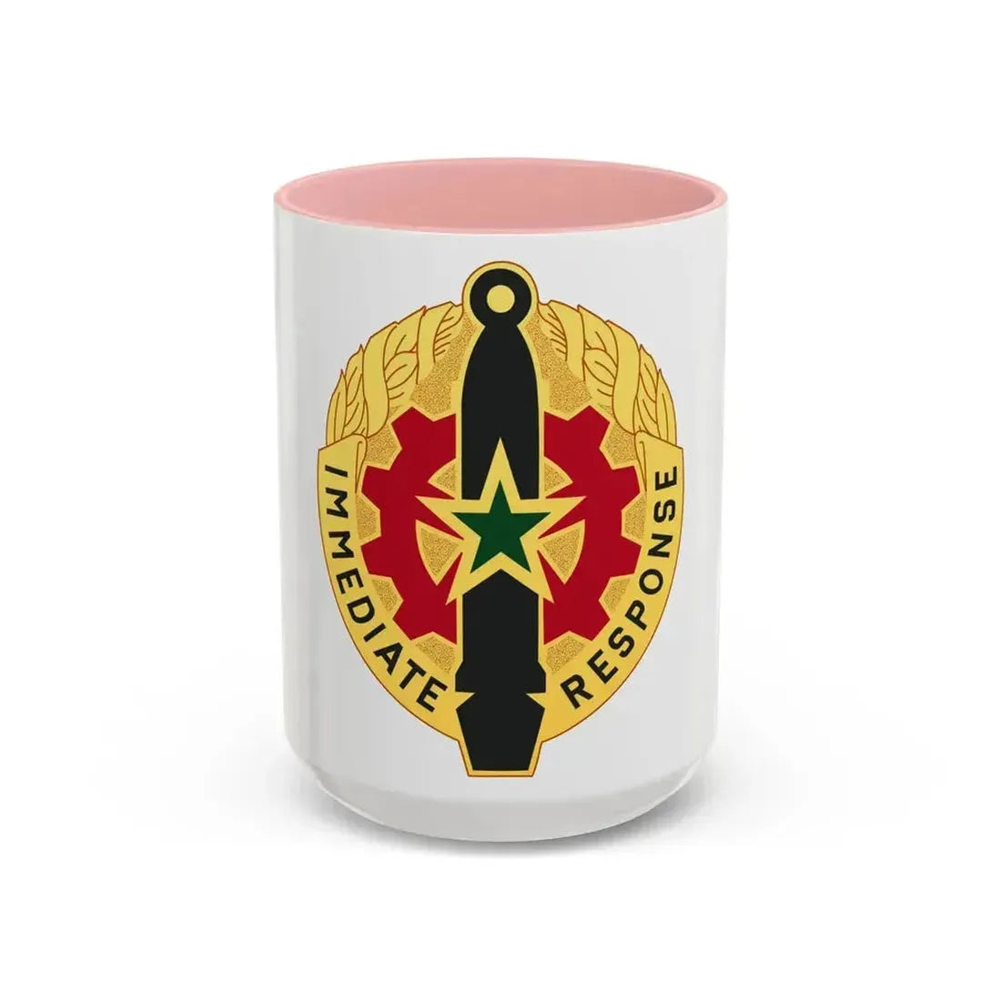 5 Maintenance Battalion (U.S. Army) Accent Coffee Mug 15oz Pink - Go Mug Yourself