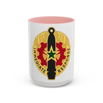5 Maintenance Battalion (U.S. Army) Accent Coffee Mug 15oz Pink - Go Mug Yourself