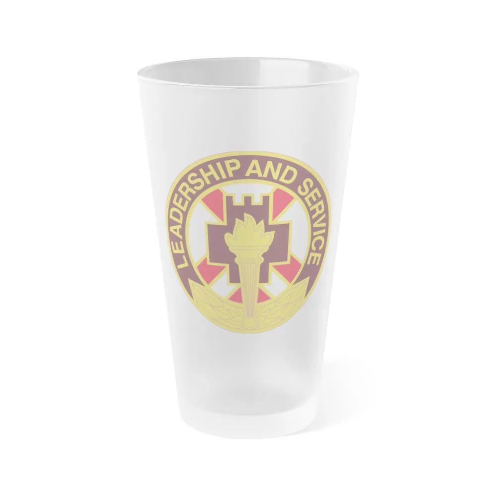 5 Medical Brigade (U.S. Army) Frosted Pint Glass 16oz-Go Mug Yourself