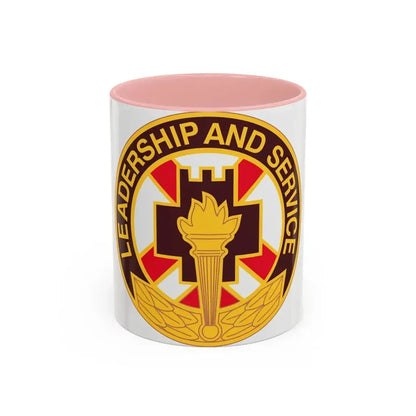 5 Medical Brigade (U.S. Army) Accent Coffee Mug 11oz Pink - Go Mug Yourself