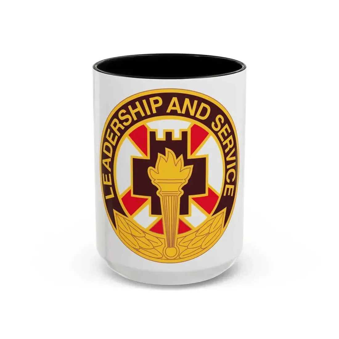 5 Medical Brigade (U.S. Army) Accent Coffee Mug 15oz Black - Go Mug Yourself
