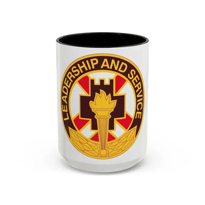 5 Medical Brigade (U.S. Army) Accent Coffee Mug 15oz Black - Go Mug Yourself