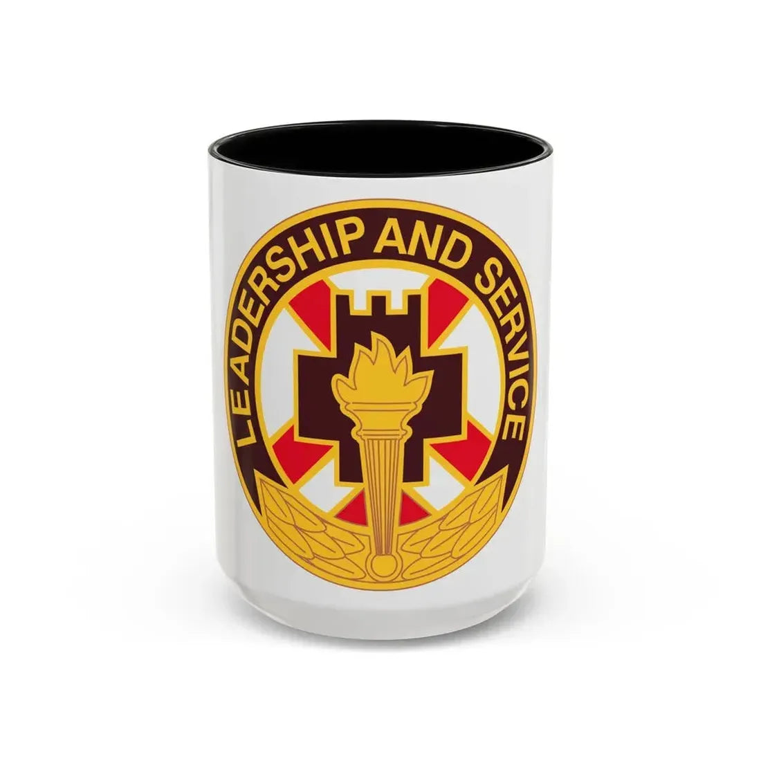 5 Medical Brigade (U.S. Army) Accent Coffee Mug 15oz Black - Go Mug Yourself
