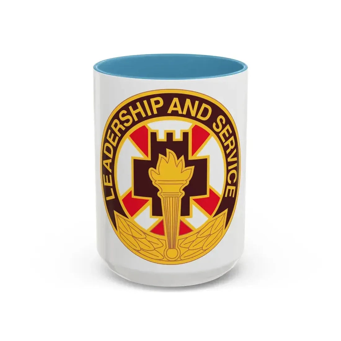 5 Medical Brigade (U.S. Army) Accent Coffee Mug 15oz Light Blue - Go Mug Yourself