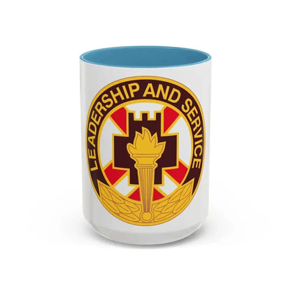 5 Medical Brigade (U.S. Army) Accent Coffee Mug 15oz Light Blue - Go Mug Yourself