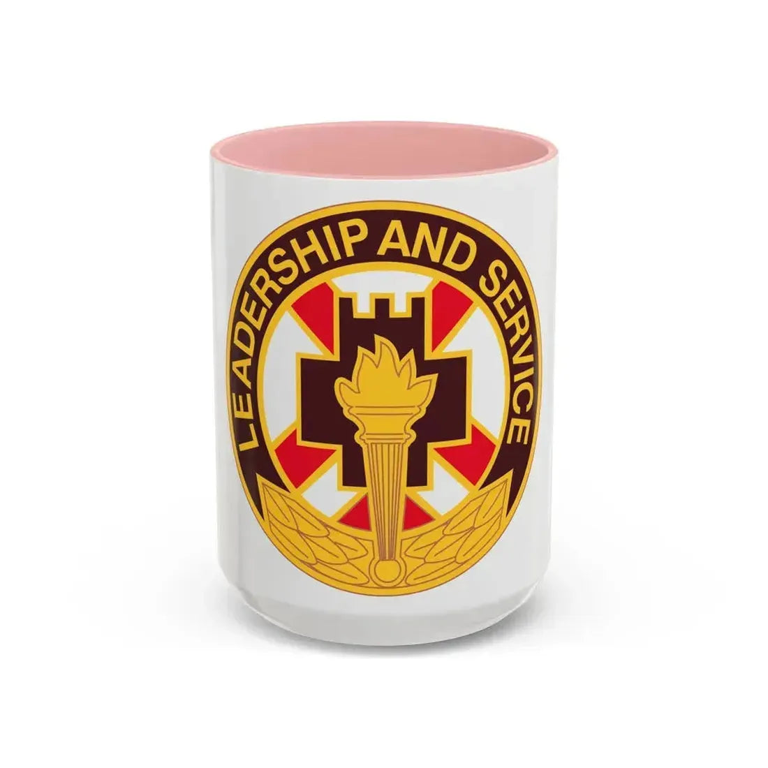 5 Medical Brigade (U.S. Army) Accent Coffee Mug 15oz Pink - Go Mug Yourself