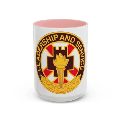 5 Medical Brigade (U.S. Army) Accent Coffee Mug 15oz Pink - Go Mug Yourself