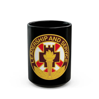 5 Medical Brigade (U.S. Army) Black Coffee Mug 15oz - Go Mug Yourself