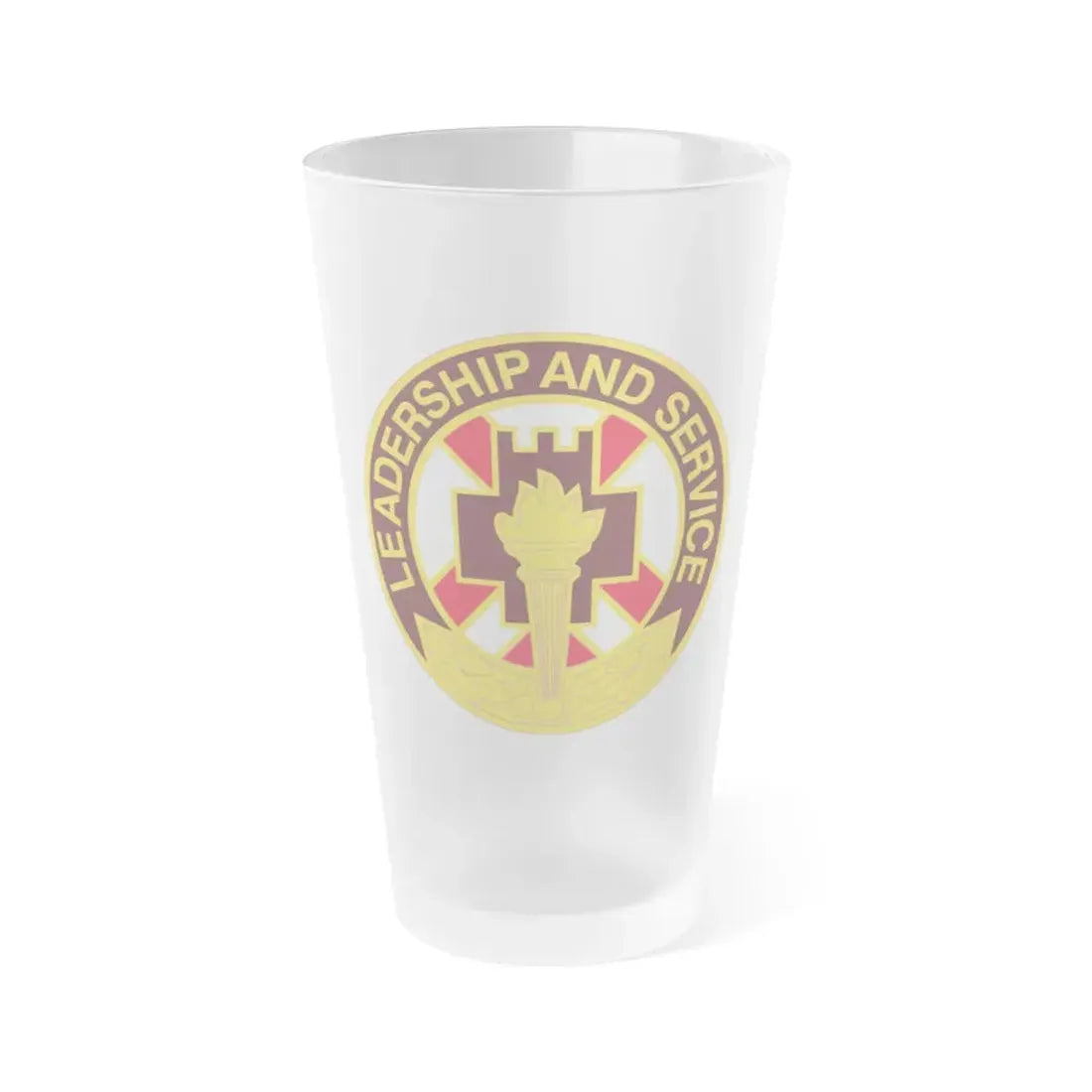 5 Medical Brigade (U.S. Army) Frosted Pint Glass 16oz Default Title - Go Mug Yourself