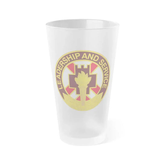 5 Medical Brigade (U.S. Army) Frosted Pint Glass 16oz Default Title - Go Mug Yourself