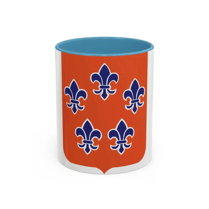 5 Signal Battalion 2 (U.S. Army) Accent Coffee Mug 11oz Light Blue - Go Mug Yourself