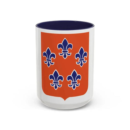 5 Signal Battalion 2 (U.S. Army) Accent Coffee Mug 15oz Navy - Go Mug Yourself
