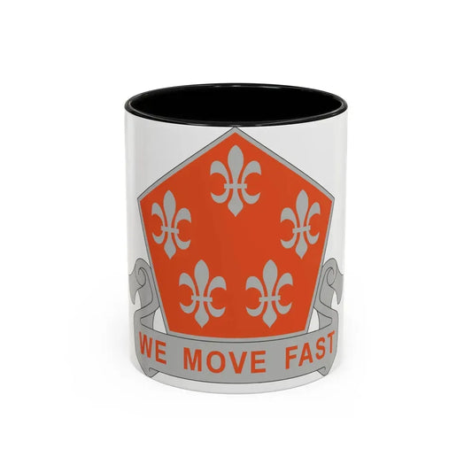 5 Signal Battalion (U.S. Army) Accent Coffee Mug 11oz Black - Go Mug Yourself