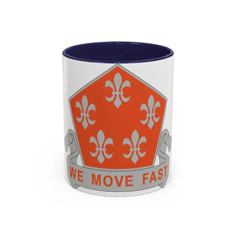 5 Signal Battalion (U.S. Army) Accent Coffee Mug 11oz Navy - Go Mug Yourself
