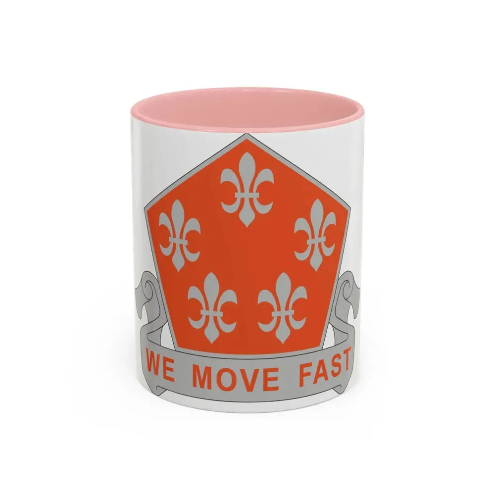 5 Signal Battalion (U.S. Army) Accent Coffee Mug 11oz Pink - Go Mug Yourself