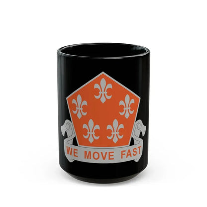 5 Signal Battalion (U.S. Army) Black Coffee Mug 15oz - Go Mug Yourself