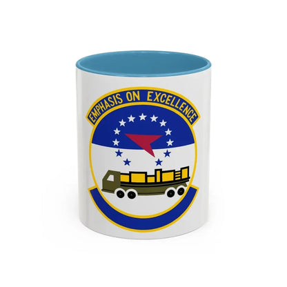 50 Aerial Port Squadron AFRC (U.S. Air Force) Accent Coffee Mug 11oz Light Blue - Go Mug Yourself