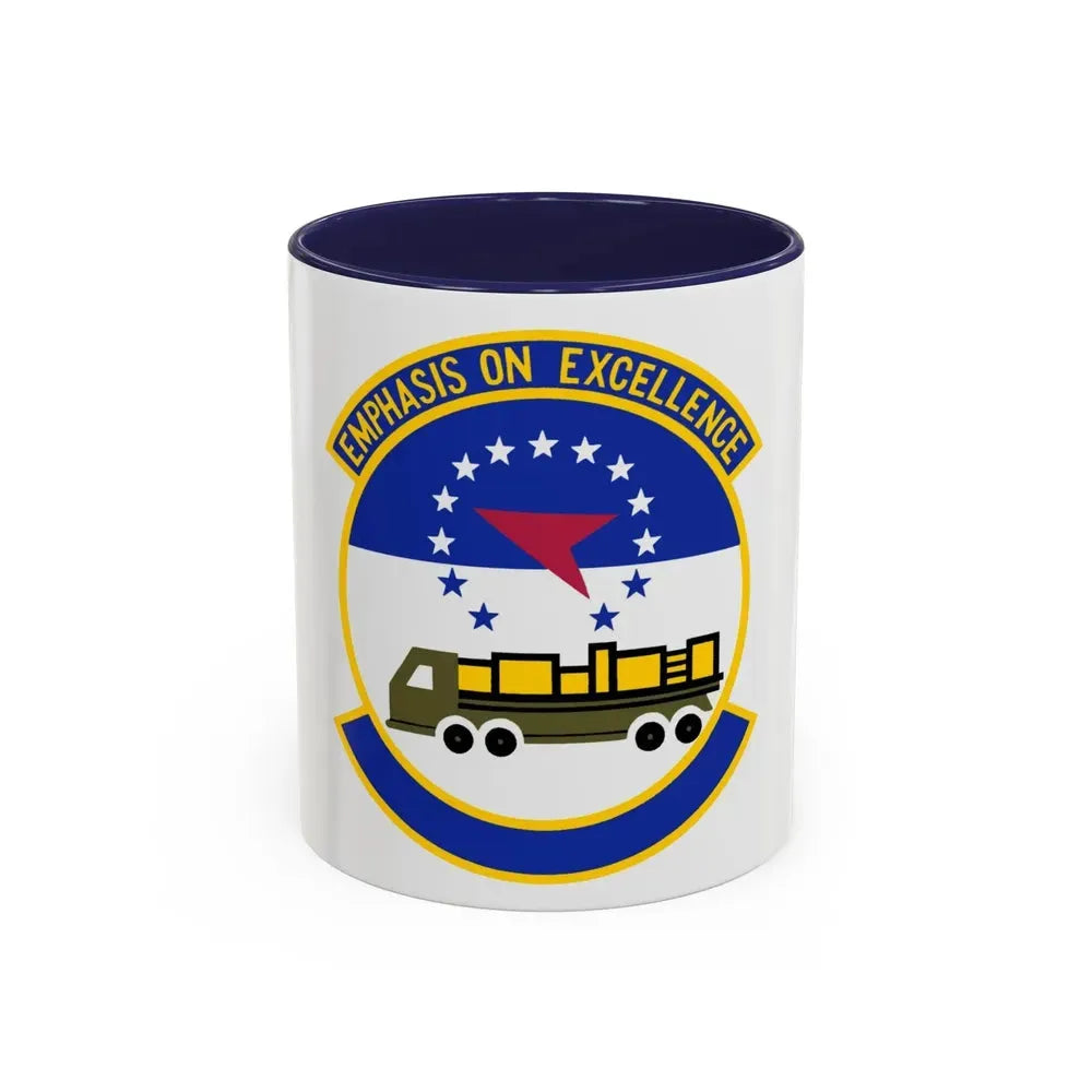 50 Aerial Port Squadron AFRC (U.S. Air Force) Accent Coffee Mug 11oz Navy - Go Mug Yourself