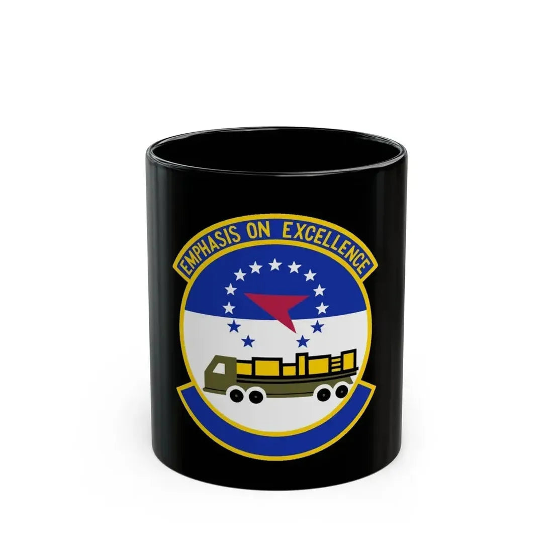 50 Aerial Port Squadron AFRC (U.S. Air Force) Black Coffee Mug 11oz - Go Mug Yourself
